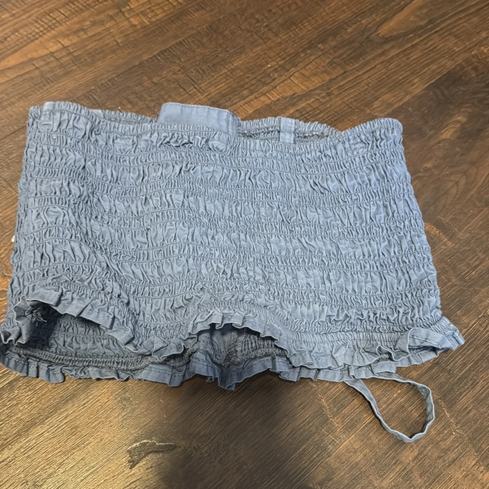 American eagle lace up ruched tube top - Picture 5 of 5